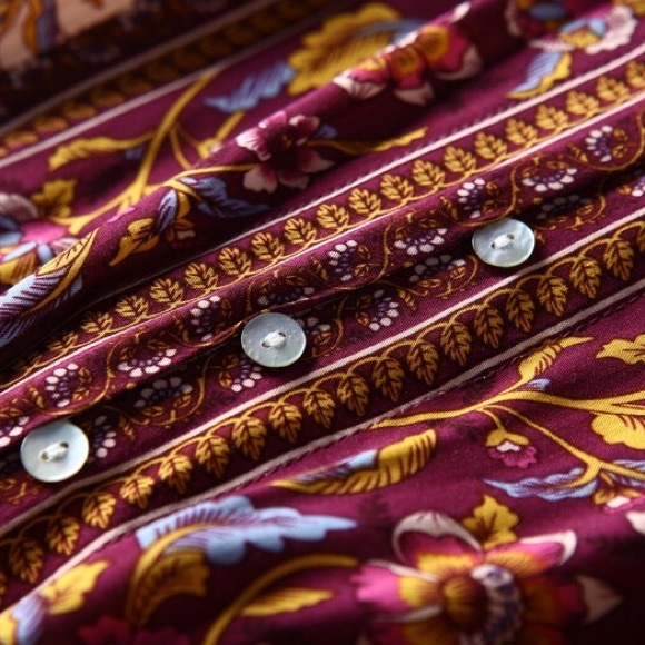 Boho Chic Floral Mini Dress - Picture 5 of 15